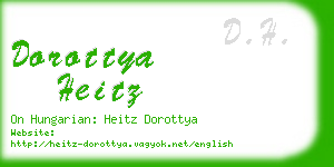 dorottya heitz business card